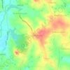 Kurunthencode topographic map, elevation, terrain