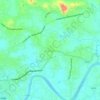 Elanjipra topographic map, elevation, terrain