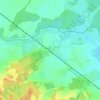 Klein Warnow topographic map, elevation, terrain