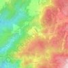 Cavernelhe topographic map, elevation, terrain