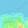 Nea Alikarnassos topographic map, elevation, terrain