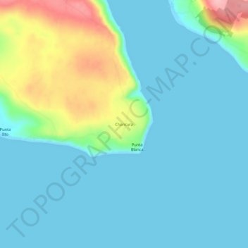 Chancura topographic map, elevation, terrain