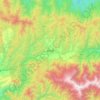 Taibai topographic map, elevation, terrain