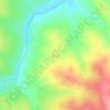 Djallo topographic map, elevation, terrain