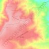 Kibya topographic map, elevation, terrain