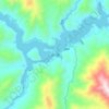 渔门镇 topographic map, elevation, terrain