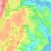 Budock Water topographic map, elevation, terrain
