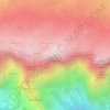 Hochkönig topographic map, elevation, terrain