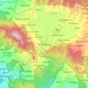 Kalibening topographic map, elevation, terrain