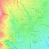 Ketawanggede topographic map, elevation, terrain