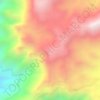 Sarawat Mountains topographic map, elevation, terrain