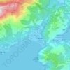 Pui O topographic map, elevation, terrain