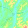 Cusick topographic map, elevation, terrain