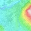 Rosses topographic map, elevation, terrain