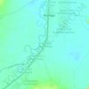 Dusun Satu Modomang topographic map, elevation, terrain