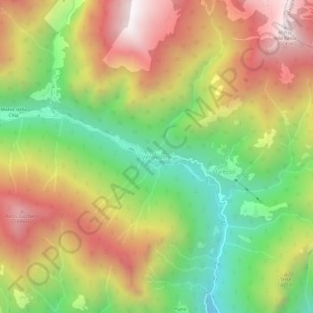 Vergeletto topographic map, elevation, terrain