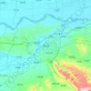 Gongyi topographic map, elevation, terrain