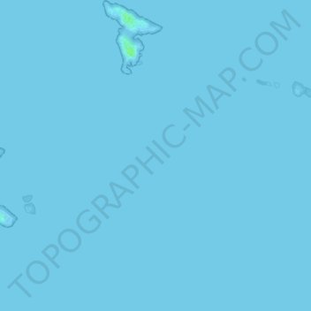 Farne Islands topographic map, elevation, terrain