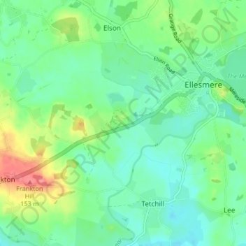 Newnes topographic map, elevation, terrain