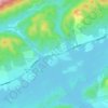 Beans topographic map, elevation, terrain