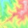 Mount Kāmaka topographic map, elevation, terrain