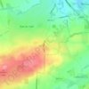 High Callerton topographic map, elevation, terrain