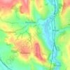 Farnah Green topographic map, elevation, terrain