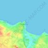 Fraserburgh topographic map, elevation, terrain