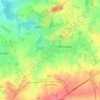 Sint-Pieters-Heurne topographic map, elevation, terrain