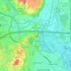 Hillstreet topographic map, elevation, terrain