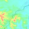 Teluk Pandan topographic map, elevation, terrain