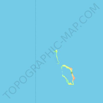 Sentinel Island topographic map, elevation, terrain