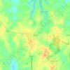 Drew topographic map, elevation, terrain