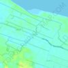 Pekaitan topographic map, elevation, terrain