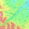 Linxia topographic map, elevation, terrain