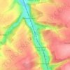 Vaudreville topographic map, elevation, terrain