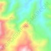Golo Abung topographic map, elevation, terrain