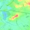 Great Billington topographic map, elevation, terrain