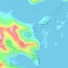 Marken V topographic map, elevation, terrain
