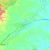 Nyinahin topographic map, elevation, terrain