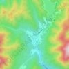 Ōuchi-juku topographic map, elevation, terrain