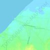Semiring topographic map, elevation, terrain