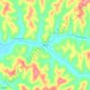 Denton topographic map, elevation, terrain