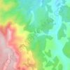 Tegat topographic map, elevation, terrain