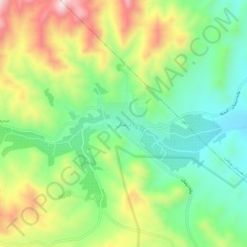 Darmian topographic map, elevation, terrain