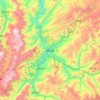 Yiliang topographic map, elevation, terrain