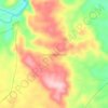Aek Songsongan topographic map, elevation, terrain