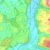 Gammen topographic map, elevation, terrain