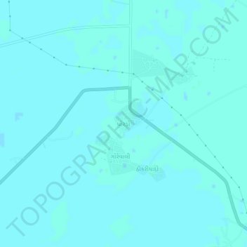 Dhordo topographic map, elevation, terrain