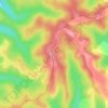 Teius topographic map, elevation, terrain